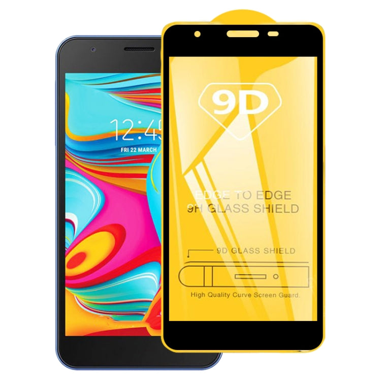 9D Full Glue Full Screen Tempered Glass Film For Galaxy A2 Core