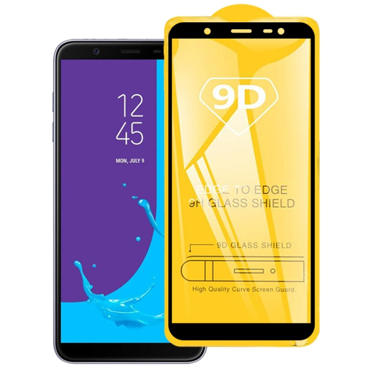 9D Full Glue Full Screen Tempered Glass Film For Galaxy J8 (2018)