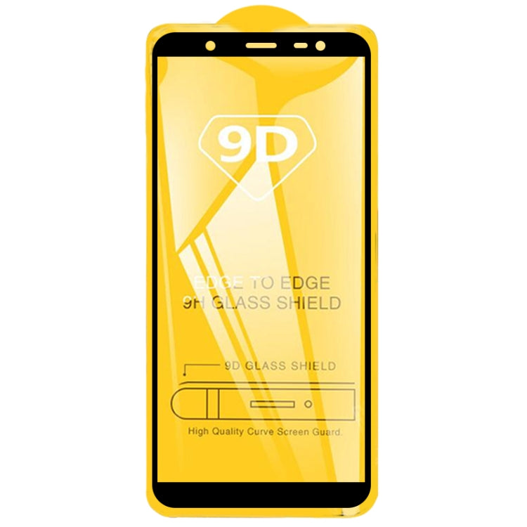 9D Full Glue Full Screen Tempered Glass Film For Galaxy J8 (2018)