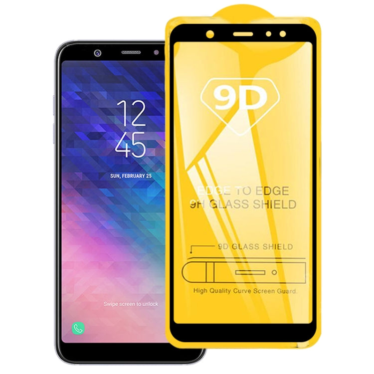 9D Full Glue Full Screen Tempered Glass Film For Galaxy A6+ (2018)