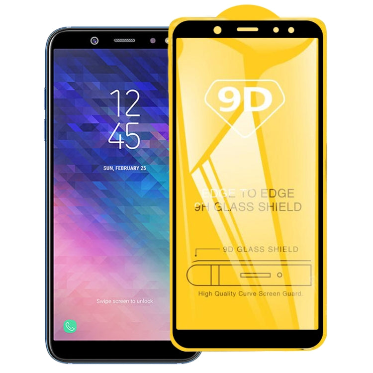 9D Full Glue Full Screen Tempered Glass Film For Galaxy A6 (2018)