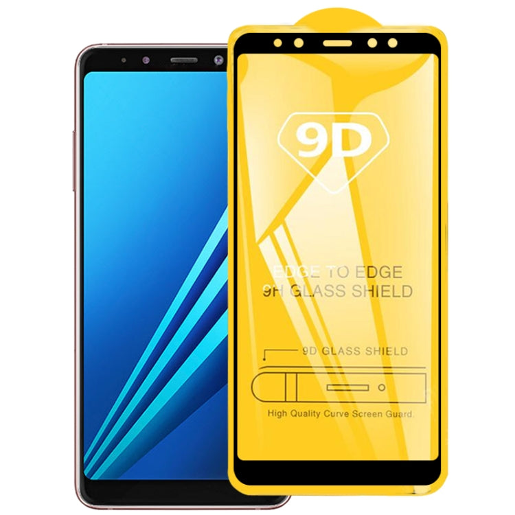 9D Full Glue Full Screen Tempered Glass Film For Galaxy A8+ (2018)