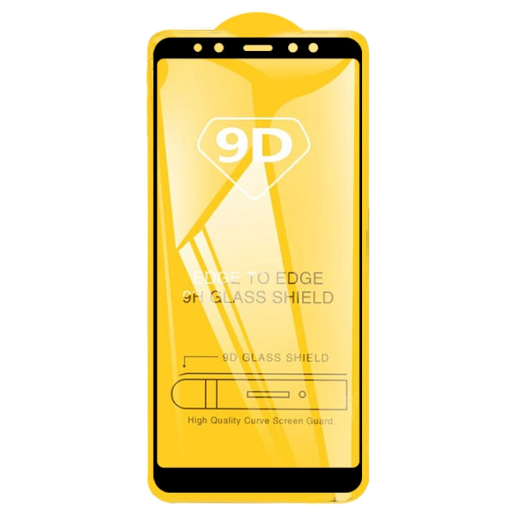 9D Full Glue Full Screen Tempered Glass Film For Galaxy A8+ (2018)