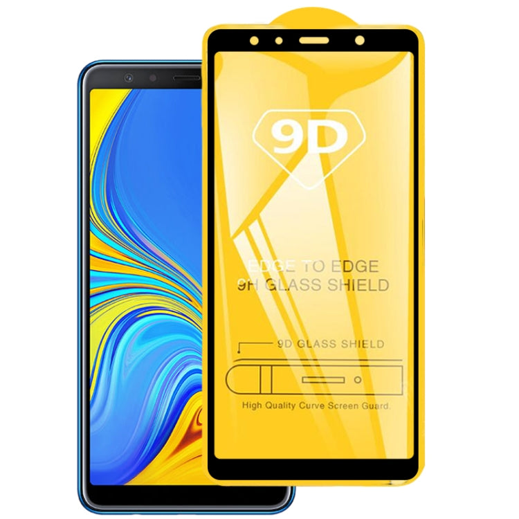 9D Full Glue Full Screen Tempered Glass Film For Galaxy A7 (2018)