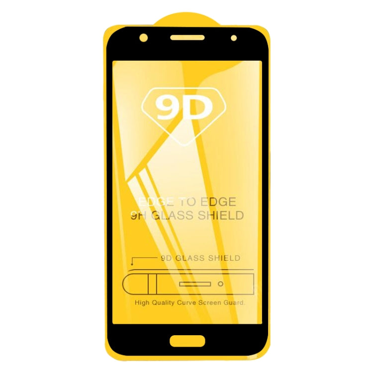 9D Full Glue Full Screen Tempered Glass Film For Galaxy J7