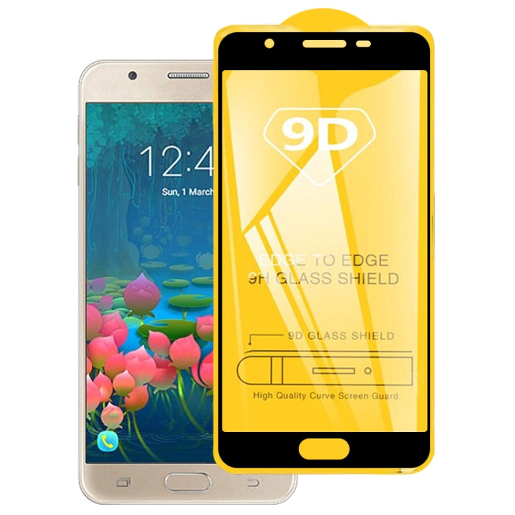 25 PCS 9D Full Glue Full Screen Tempered Glass Film For Galaxy J5 Prime