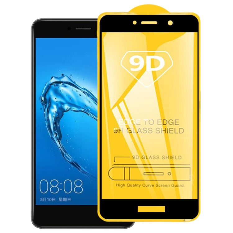 9D Full Glue Full Screen Tempered Glass Film For Huawei Enjoy 7