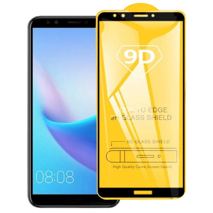 9D Full Glue Full Screen Tempered Glass Film For Huawei Nova 2 Lite / Y7 Prime (2018)