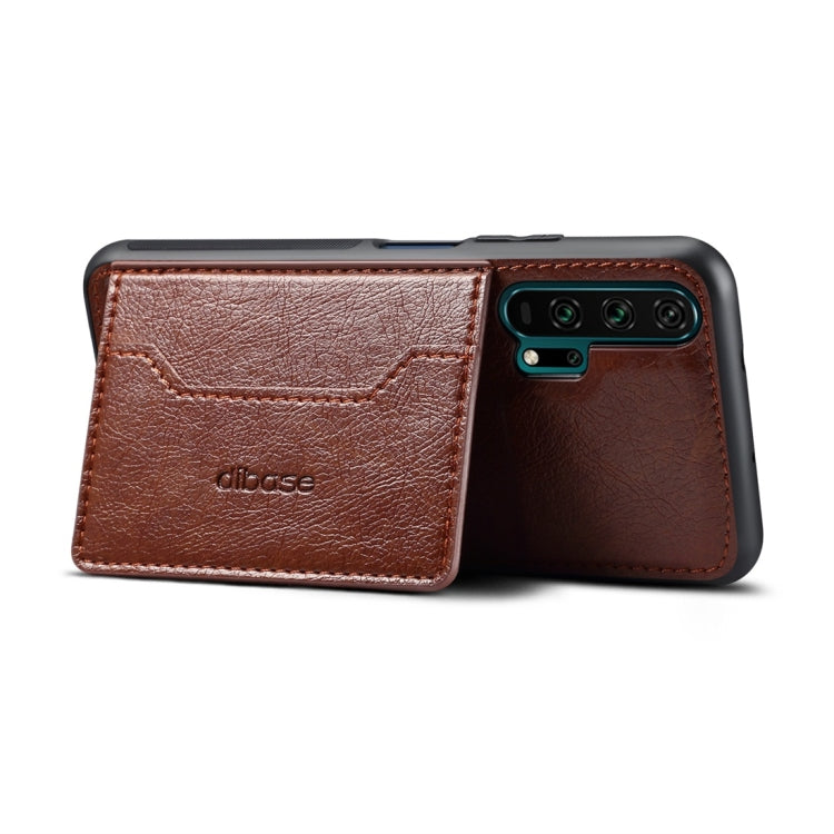 Dibase TPU + PC + PU Crazy Horse Texture Protective Case for Huawei Honor 20 Pro, with Holder & Card Slots