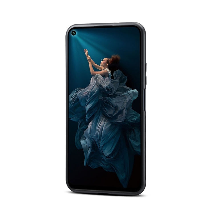 Dibase TPU + PC + PU Crazy Horse Texture Protective Case for Huawei Honor 20 Pro, with Holder & Card Slots
