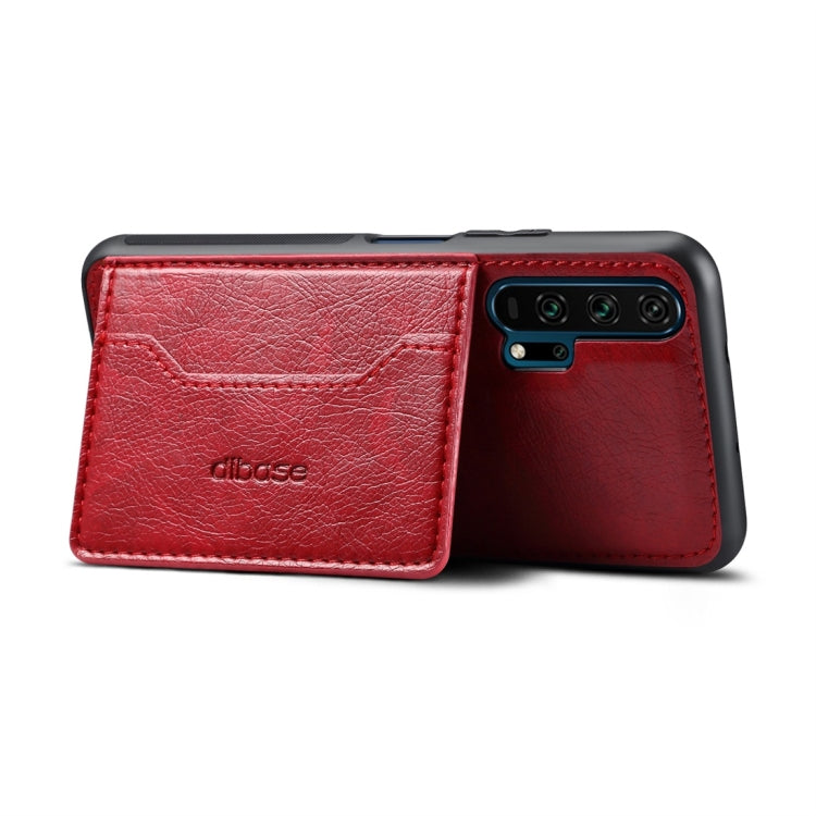 Dibase TPU + PC + PU Crazy Horse Texture Protective Case for Huawei Honor 20 Pro, with Holder & Card Slots
