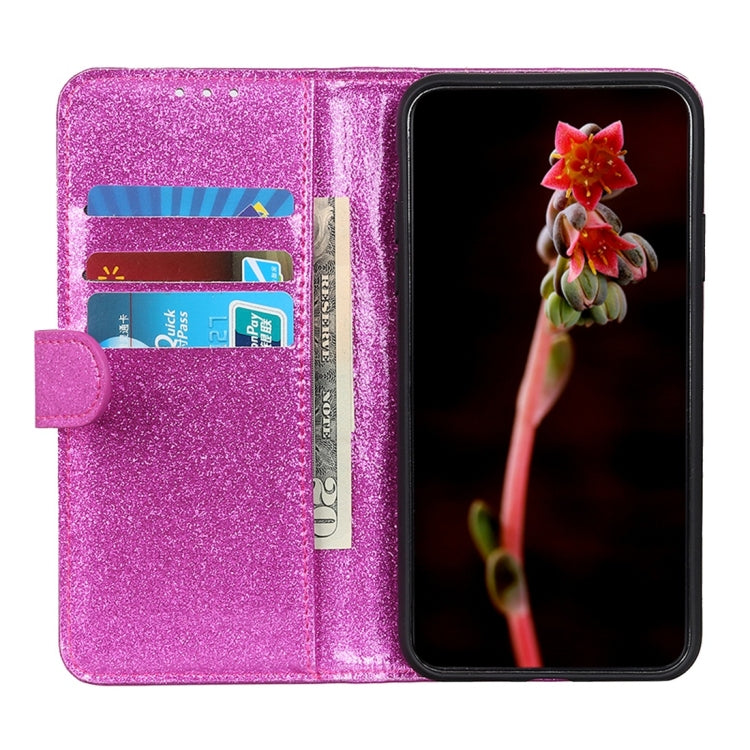 Glitter Powder Waterproof Horizontal Flip Leather Case for Xiaomi Mi CC9e / Mi A3, with Holder & Card Slots & Wallet