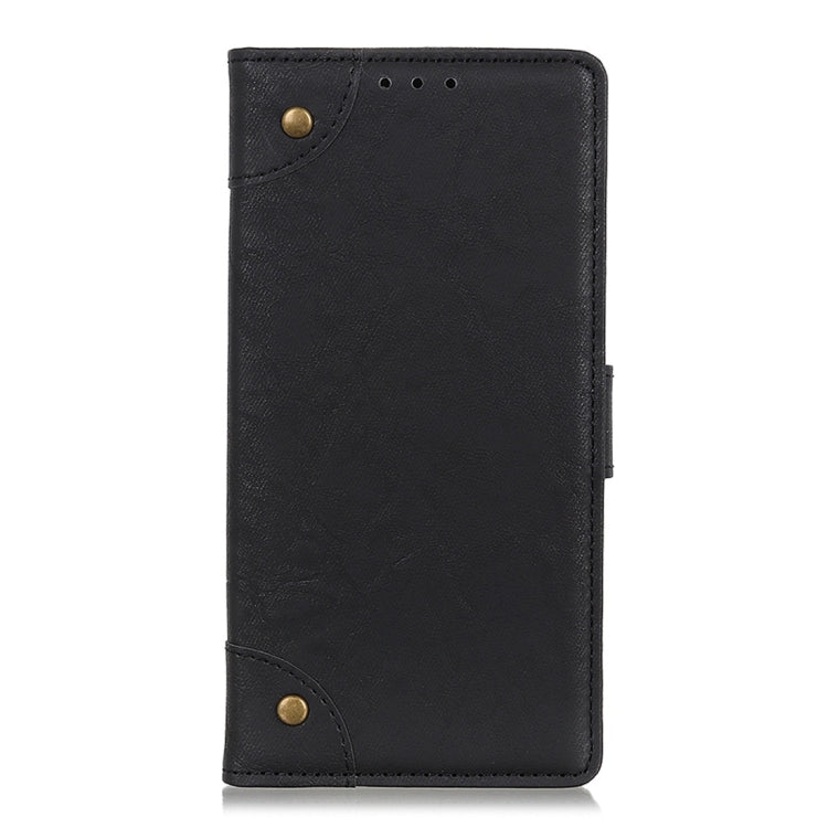 Copper Buckle Retro Crazy Horse Texture Horizontal Flip Leather Case with Holder & Card Slots & Wallet for ZTE Blade A5 (2019)