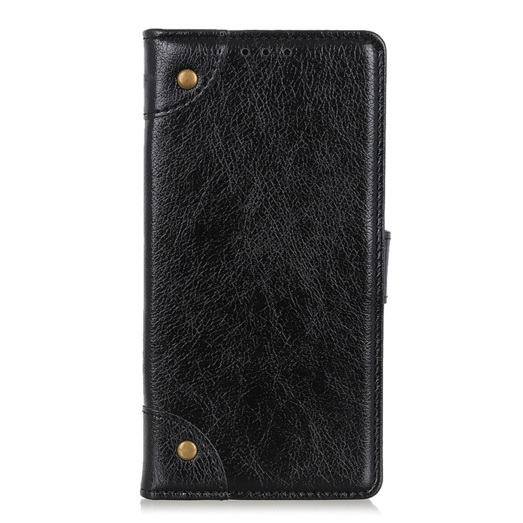 Copper Buckle Nappa Texture Horizontal Flip Leather Case with Holder & Card Slots & Wallet for ZTE Blade A5 (2019)
