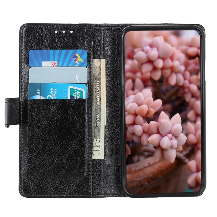 Copper Buckle Nappa Texture Horizontal Flip Leather Case with Holder & Card Slots & Wallet for ZTE Blade A5 (2019)