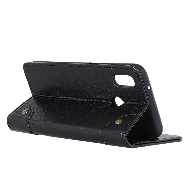 Copper Buckle Nappa Texture Horizontal Flip Leather Case with Holder & Card Slots & Wallet for ZTE Blade V10 Vita