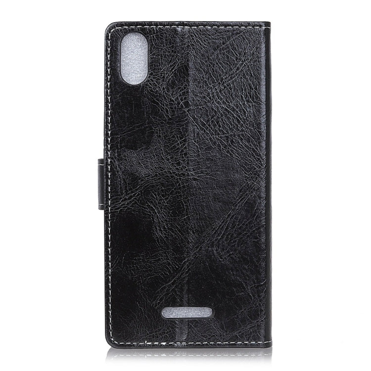 Retro Crazy Horse Texture Horizontal Flip Leather Case with Holder & Card Slots & Wallet & Photo Frame for Wiko Sunny4 Plus