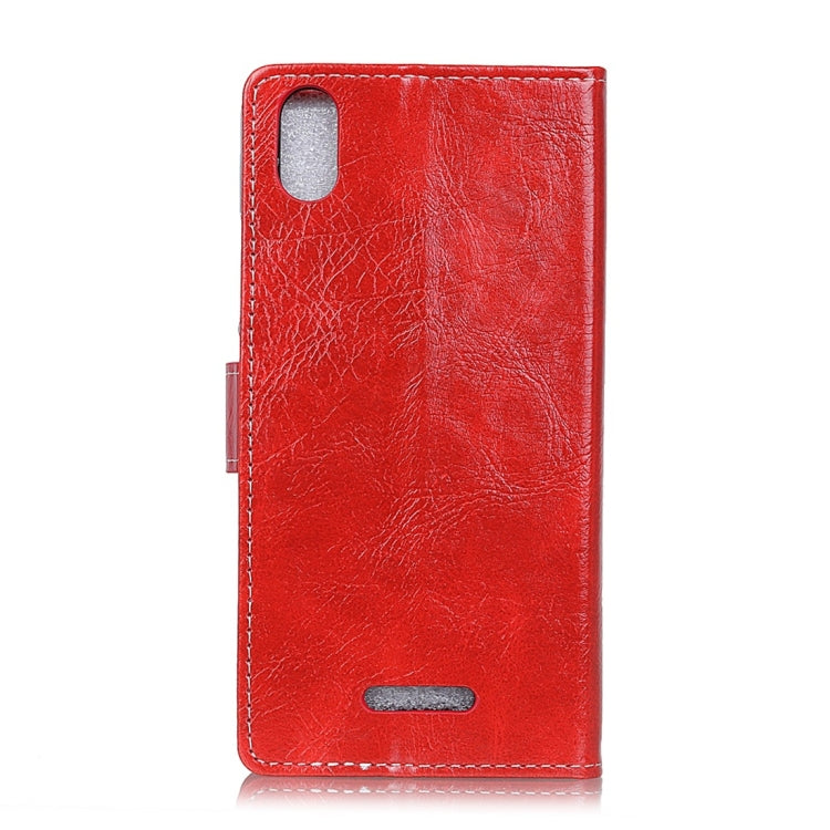 Retro Crazy Horse Texture Horizontal Flip Leather Case with Holder & Card Slots & Wallet & Photo Frame for Wiko Sunny4 Plus