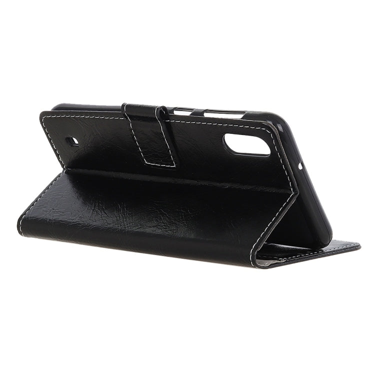 Retro Crazy Horse Texture Horizontal Flip Leather Case with Holder & Card Slots & Wallet & Photo Frame for ZTE Blade A5 (2019)