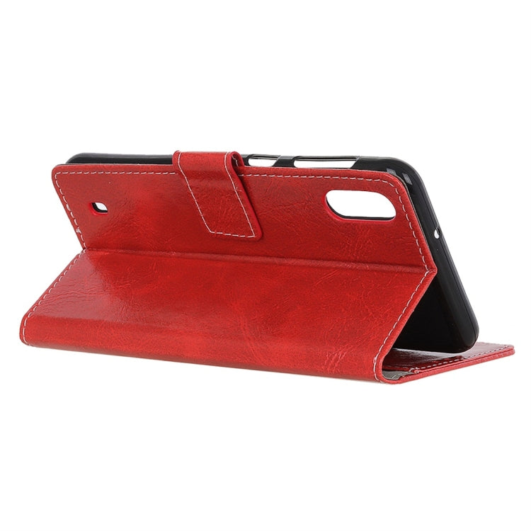 Retro Crazy Horse Texture Horizontal Flip Leather Case with Holder & Card Slots & Wallet & Photo Frame for ZTE Blade A5 (2019)