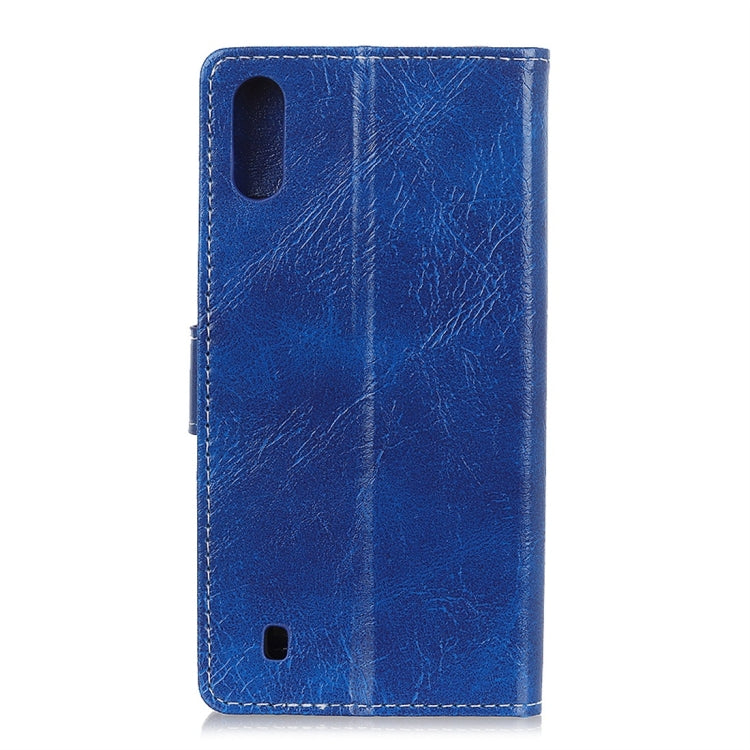 Retro Crazy Horse Texture Horizontal Flip Leather Case with Holder & Card Slots & Wallet & Photo Frame for ZTE Blade A5 (2019)
