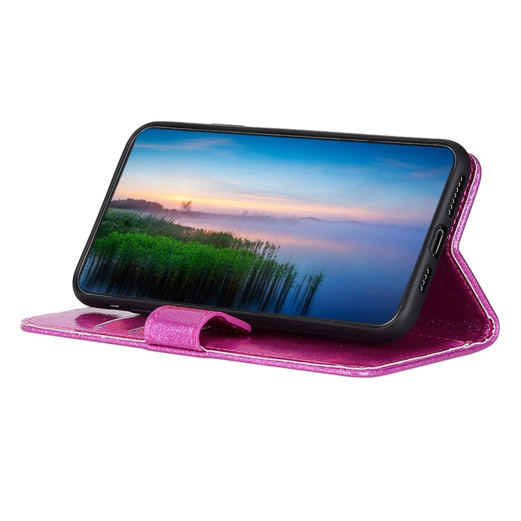 Glitter Powder Waterproof Horizontal Flip Leather Case with Holder & Card Slots & Wallet for ZTE Blade V10 Vita