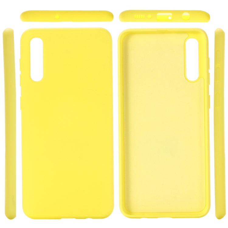 Solid Color Liquid Silicone Dropproof Full Coverage Protective Case for Galaxy A50