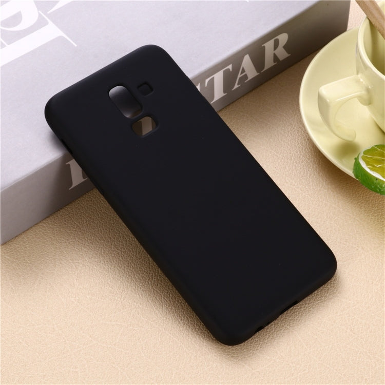 Solid Color Liquid Silicone Dropproof Full Coverage Protective Case for Galaxy J8 2018