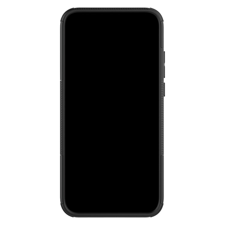 Tire Texture TPU+PC Shockproof Protective Case with Holder for Huawei P20 Lite 2019