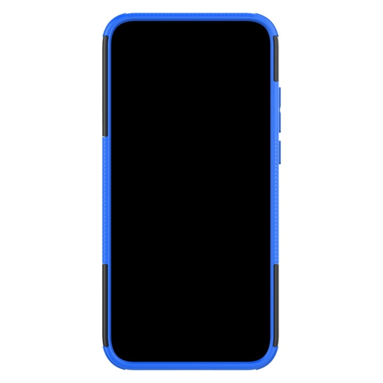 Tire Texture TPU+PC Shockproof Protective Case with Holder for Huawei P20 Lite 2019
