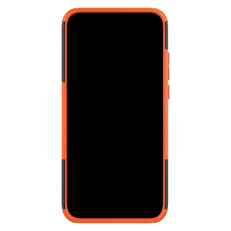 Tire Texture TPU+PC Shockproof Protective Case with Holder for Huawei P20 Lite 2019