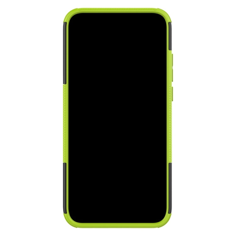 Tire Texture TPU+PC Shockproof Protective Case with Holder for Huawei P20 Lite 2019