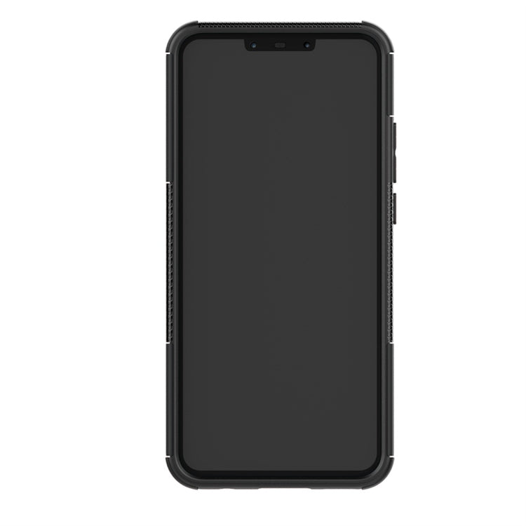 Tire Texture TPU+PC Shockproof Protective Case with Holder for Huawei Nova 3i