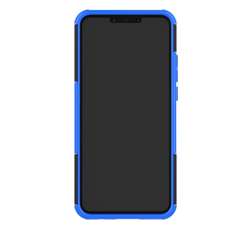 Tire Texture TPU+PC Shockproof Protective Case with Holder for Huawei Nova 3i
