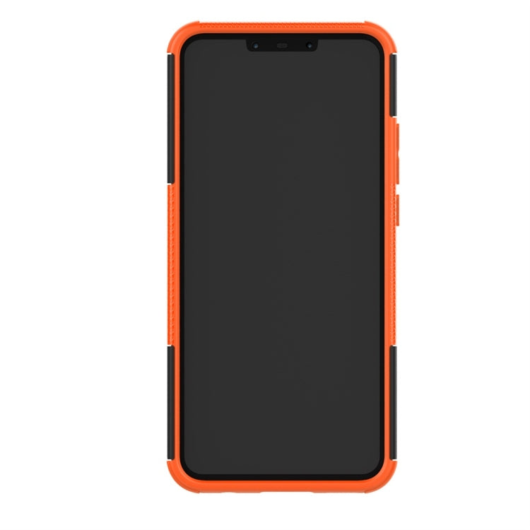 Tire Texture TPU+PC Shockproof Protective Case with Holder for Huawei Nova 3i