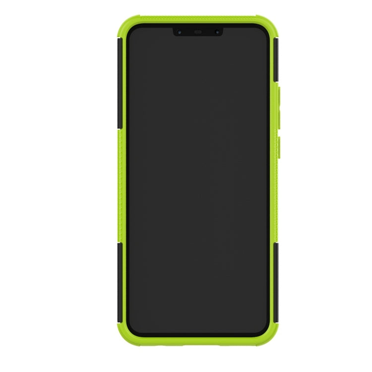 Tire Texture TPU+PC Shockproof Protective Case with Holder for Huawei Nova 3i