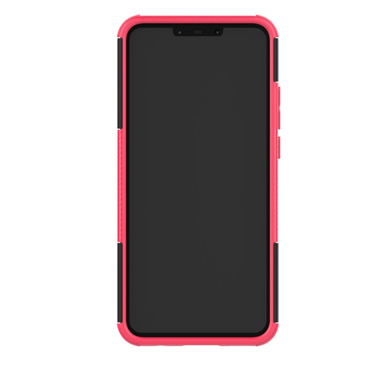 Tire Texture TPU+PC Shockproof Protective Case with Holder for Huawei Nova 3i