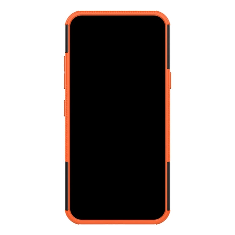Tire Texture TPU+PC Shockproof Protective Case with Holder for LG Q60