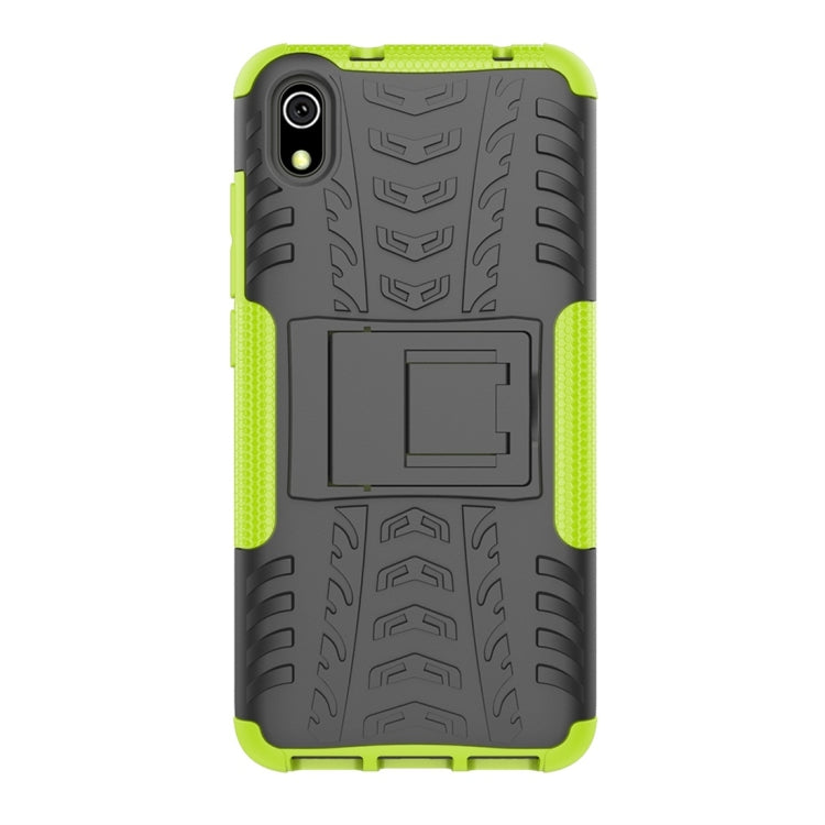 Tire Texture TPU+PC Shockproof Protective Case with Holder for Xiaomi Redmi 7A