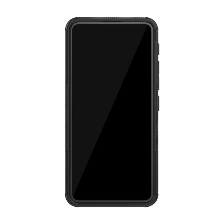 Tire Texture TPU+PC Shockproof Protective Case with Holder for Asus Zenfone 6 ZS630KL