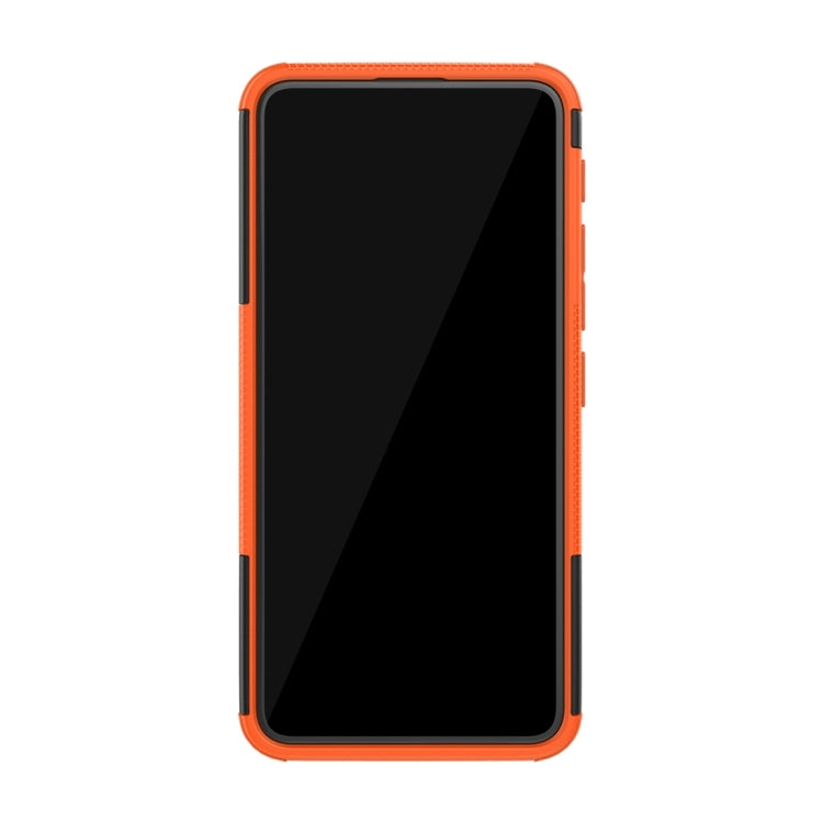 Tire Texture TPU+PC Shockproof Protective Case with Holder for Asus Zenfone 6 ZS630KL