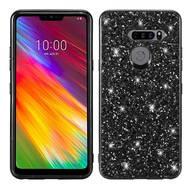 Plating Glittery Powder Shockproof TPU Case For LG G8 ThinQ