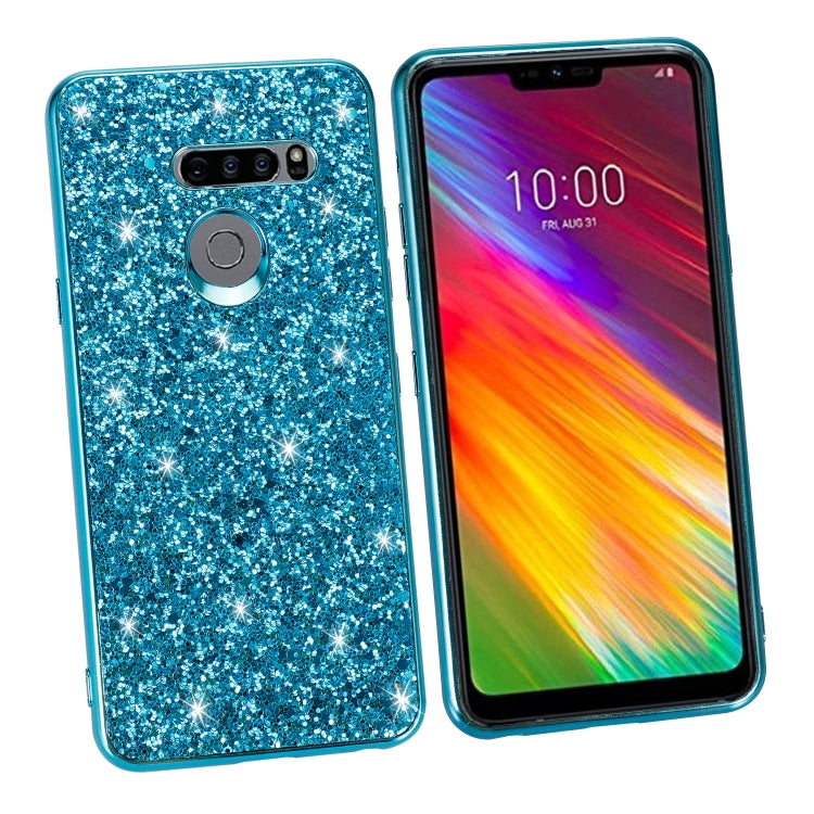 Plating Glittery Powder Shockproof TPU Case For LG G8 ThinQ