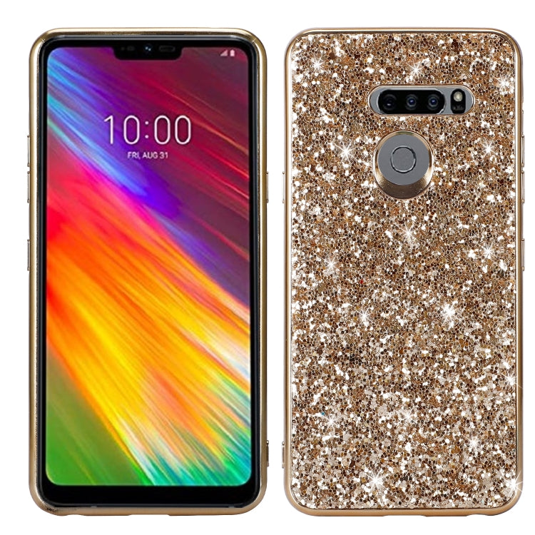 Plating Glittery Powder Shockproof TPU Case For LG G8 ThinQ