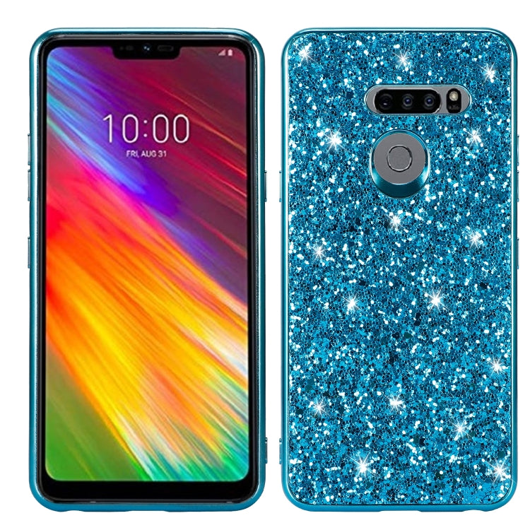 Plating Glittery Powder Shockproof TPU Case For LG G8 ThinQ