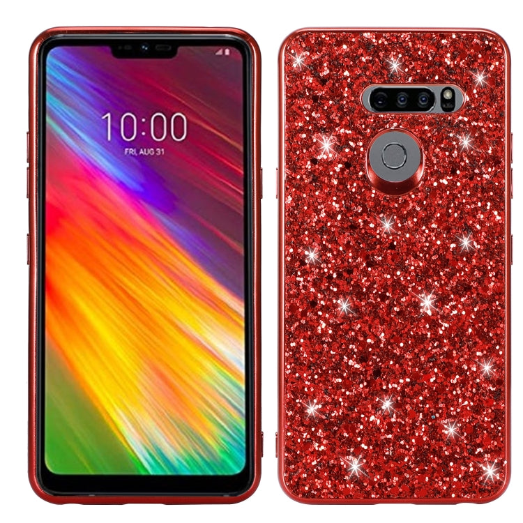 Plating Glittery Powder Shockproof TPU Case For LG G8 ThinQ