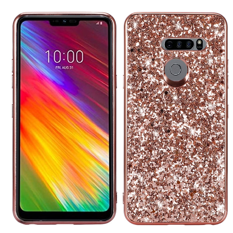 Plating Glittery Powder Shockproof TPU Case For LG G8 ThinQ