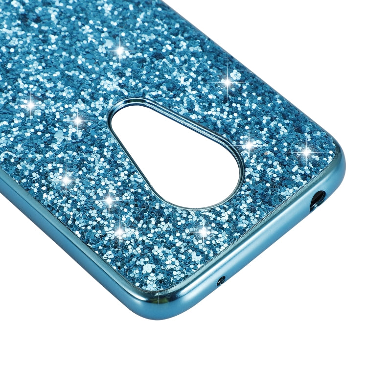 Plating Glittery Powder Shockproof TPU Case For Motorola Moto G7 Power