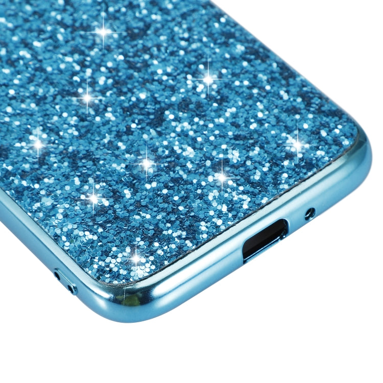 Plating Glittery Powder Shockproof TPU Case For Motorola Moto G7 Play