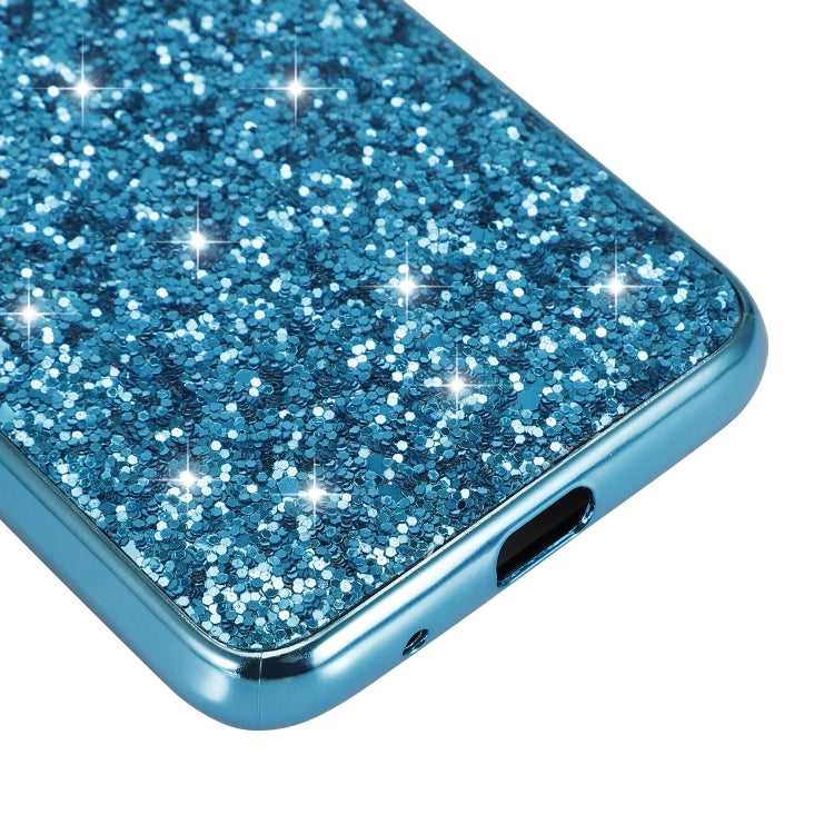 Plating Glittery Powder Shockproof TPU Case For Motorola Moto E6